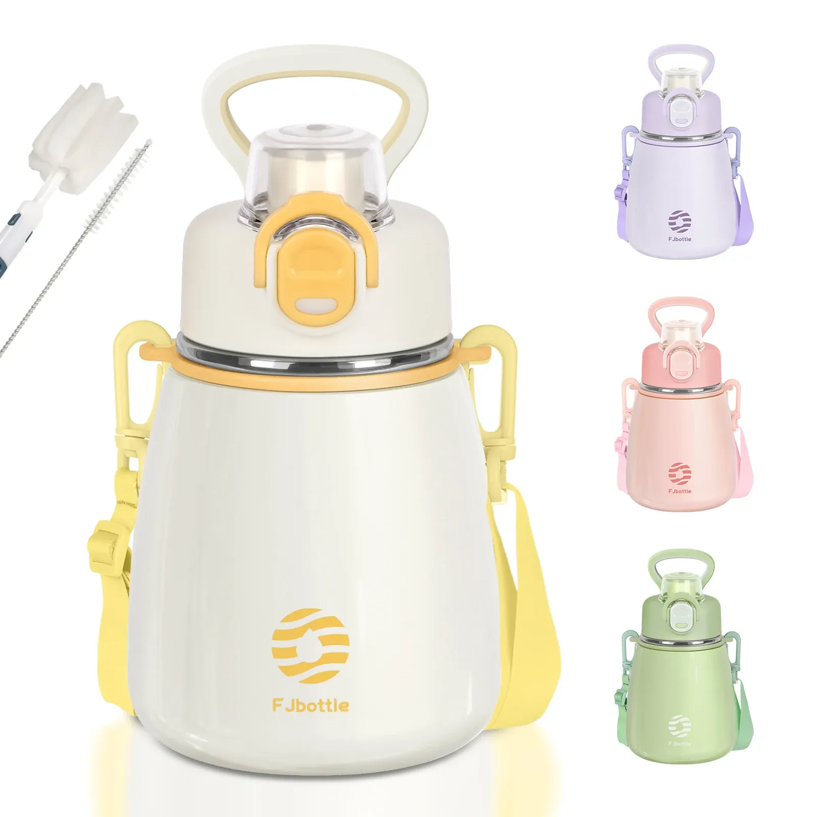 FEIJIAN Kids Stainless Steel Vacuum Thermos Cup