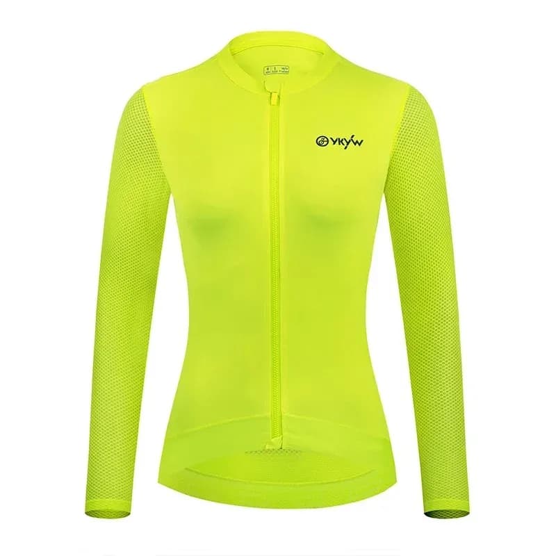 YKYW Women’s Summer Long-Sleeve Cycling Jersey
