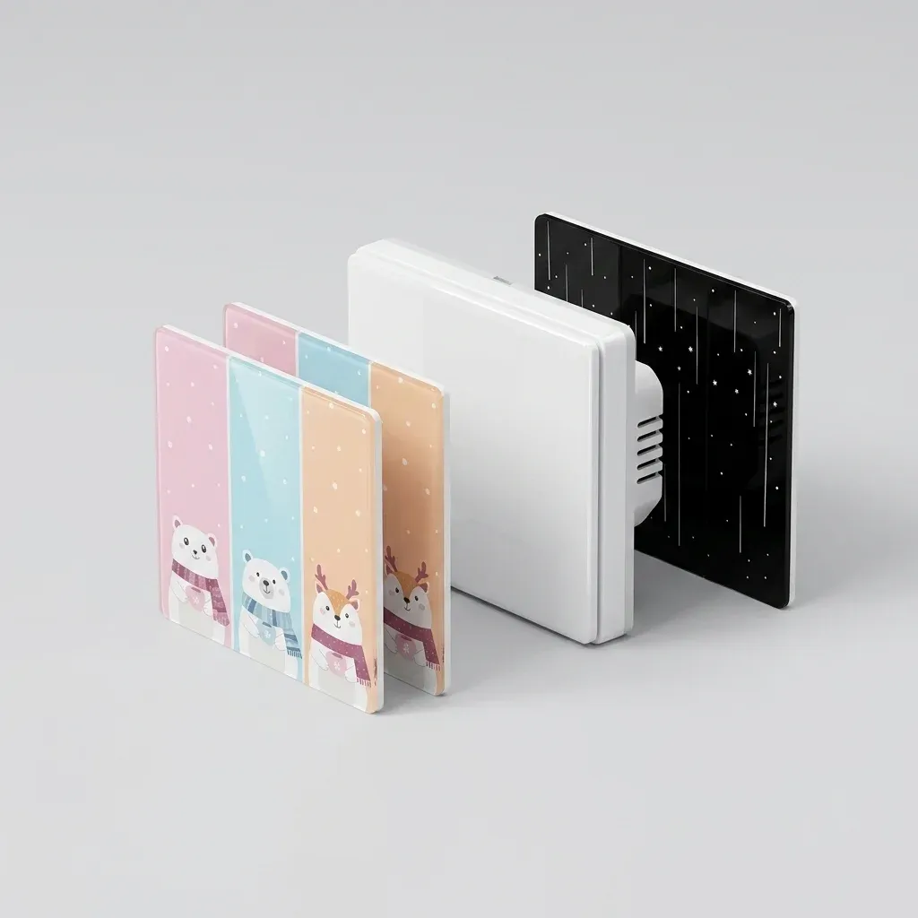 SONOFF TX Ultimate 86 Smart Switch Cover, Star Cartoon Edition