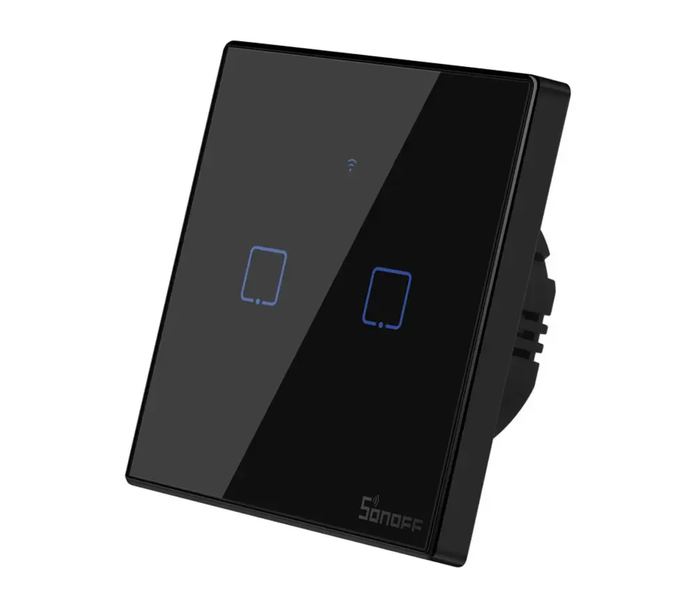 SONOFF T3EU Black WiFi Smart Wall Touch Switch