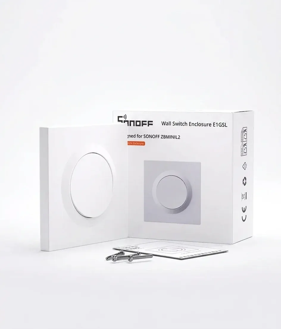 SONOFF E1GSL Ultra-Slim Wall Switch Enclosure for ZBMINIL2