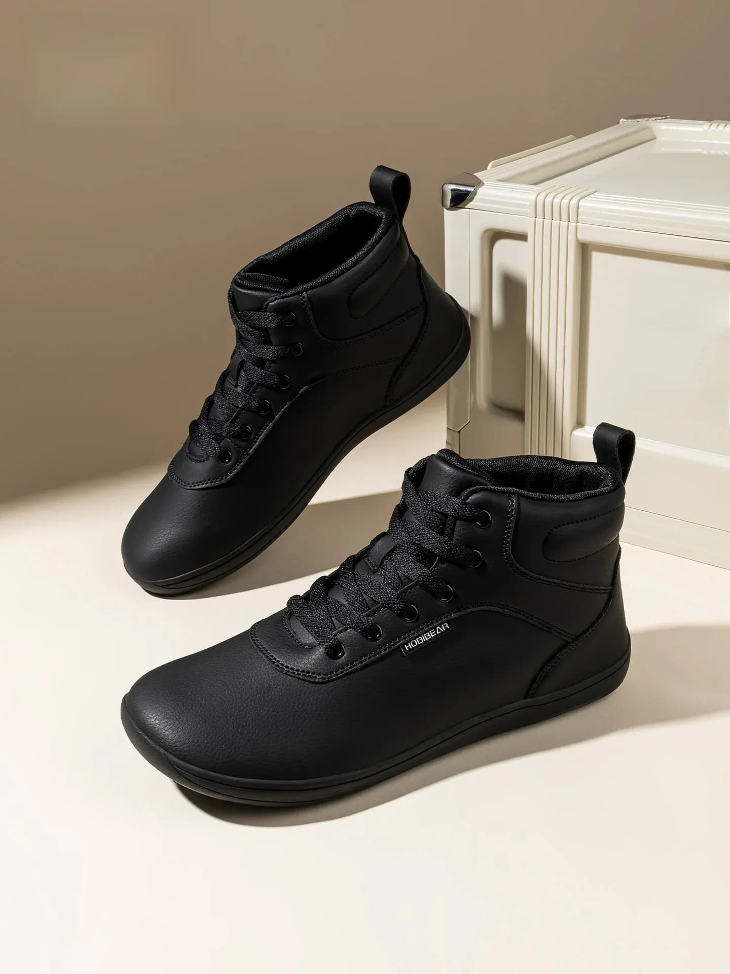 HOBIBEAR Wide-Calf High-Top Outdoor Work Shoes