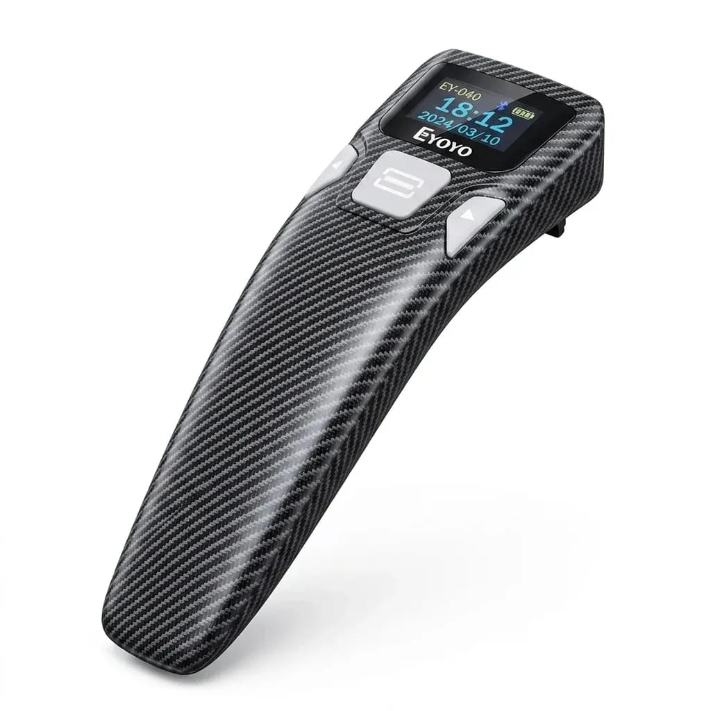 EYOYO Bluetooth 1D/2D QR Scanner with LCD Display