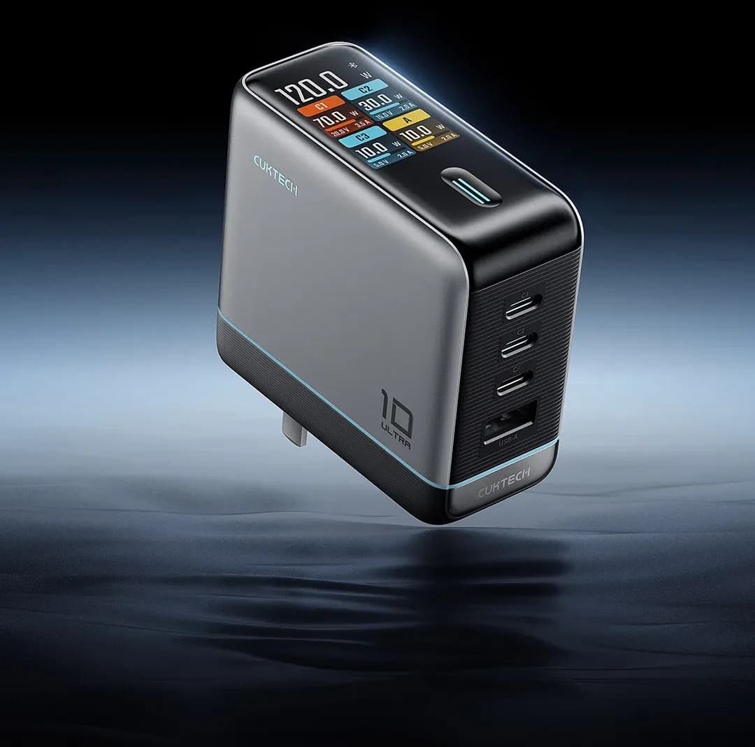 XIAOMI 120W GaN Multi-Port Fast Charger with TFT Screen