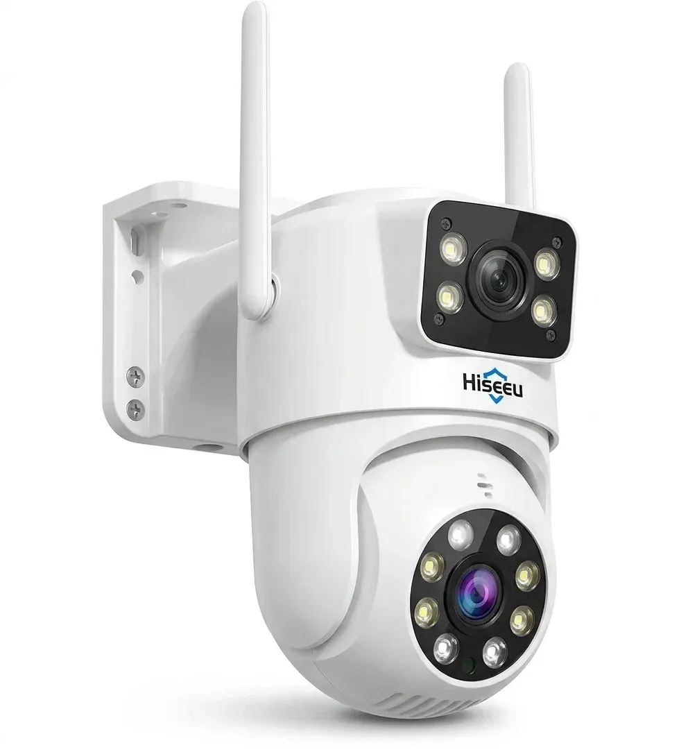 Hiseeu dual-lens white security camera
