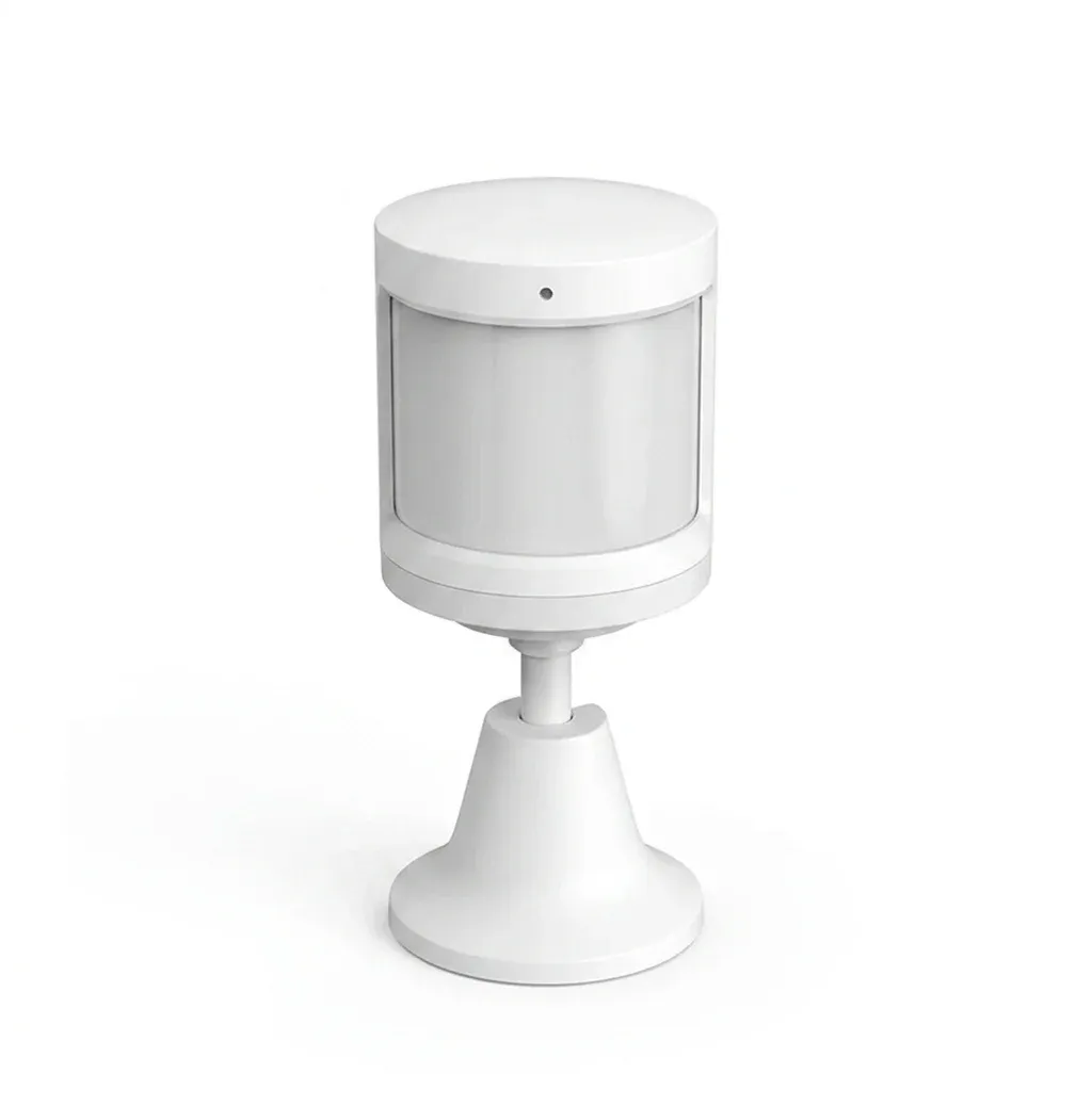 Aqara white smart motion sensor studio shot