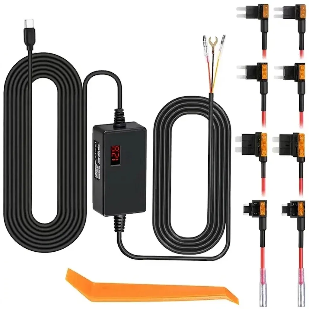 Vantrue Type-C Dash Cam Hardwire Kit with Low-Voltage Protection