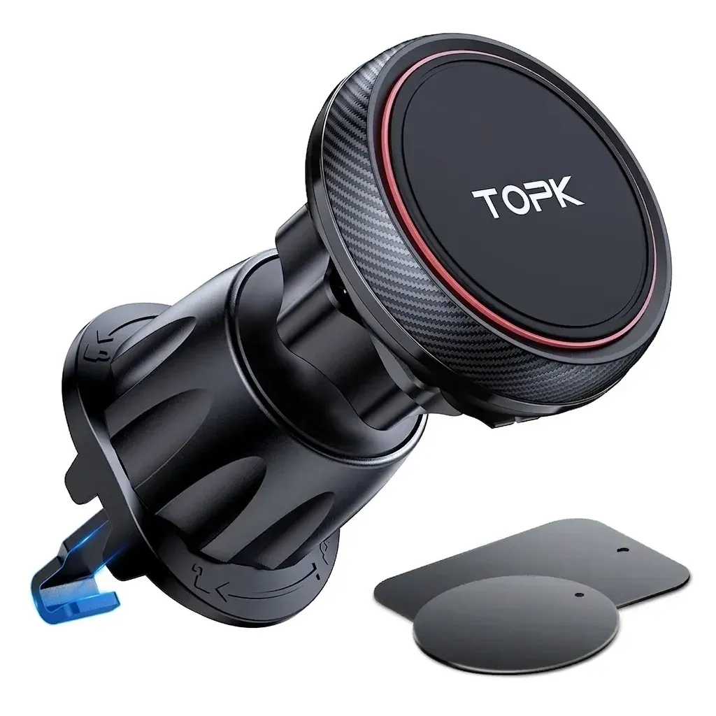 TOPK magnetic air vent phone mount