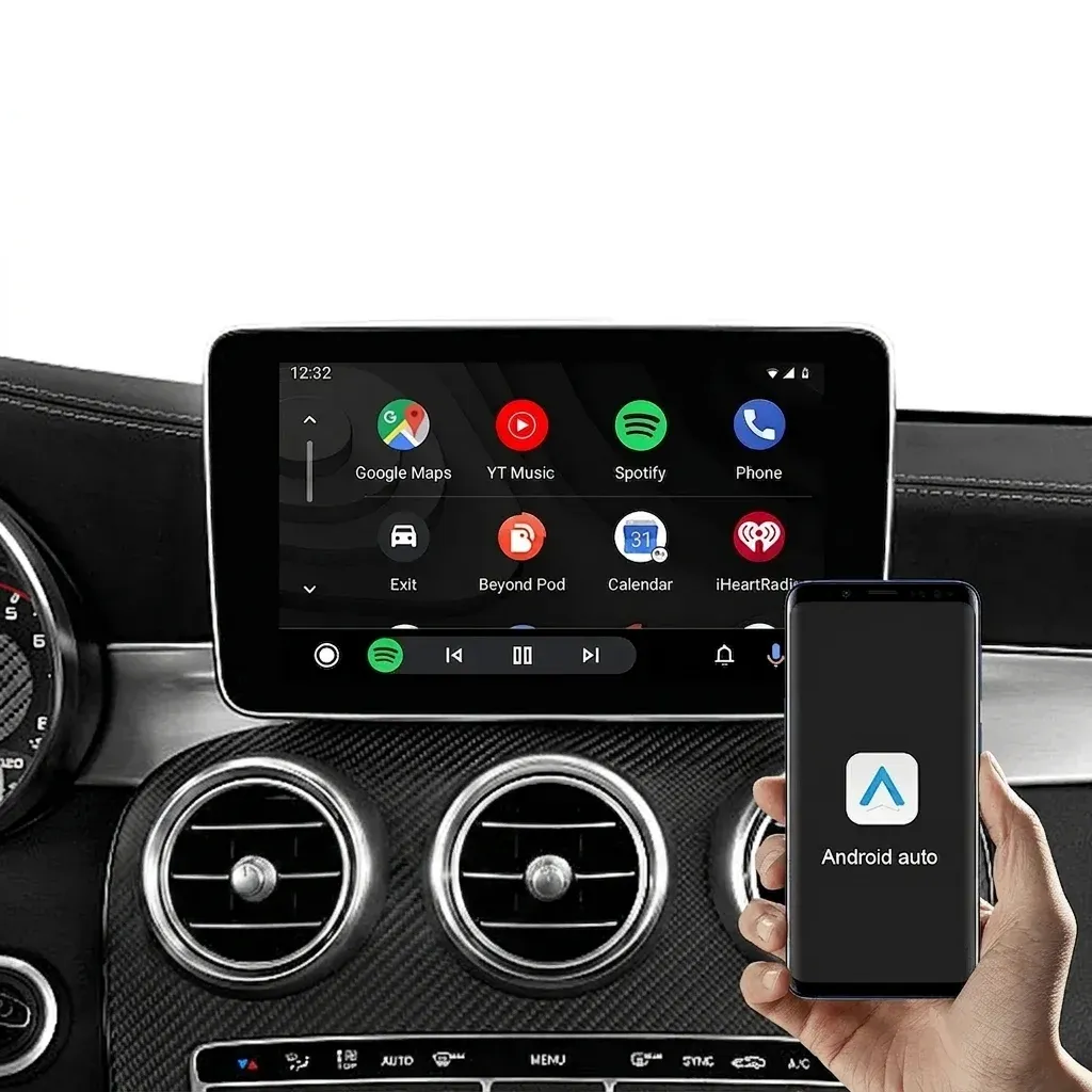 Rhythm Android 13 Wireless CarPlay AI Box for Dacia