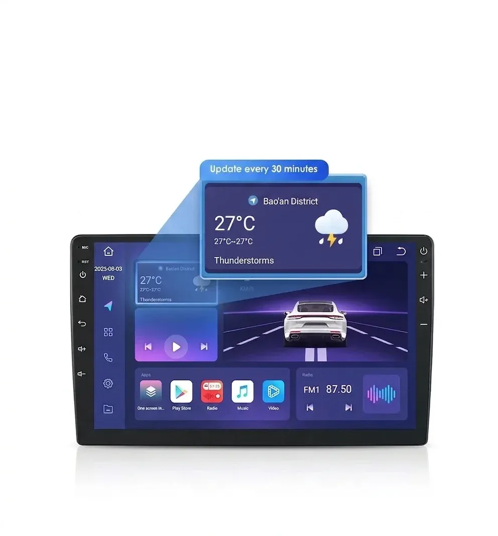 9-inch Android car radio front view